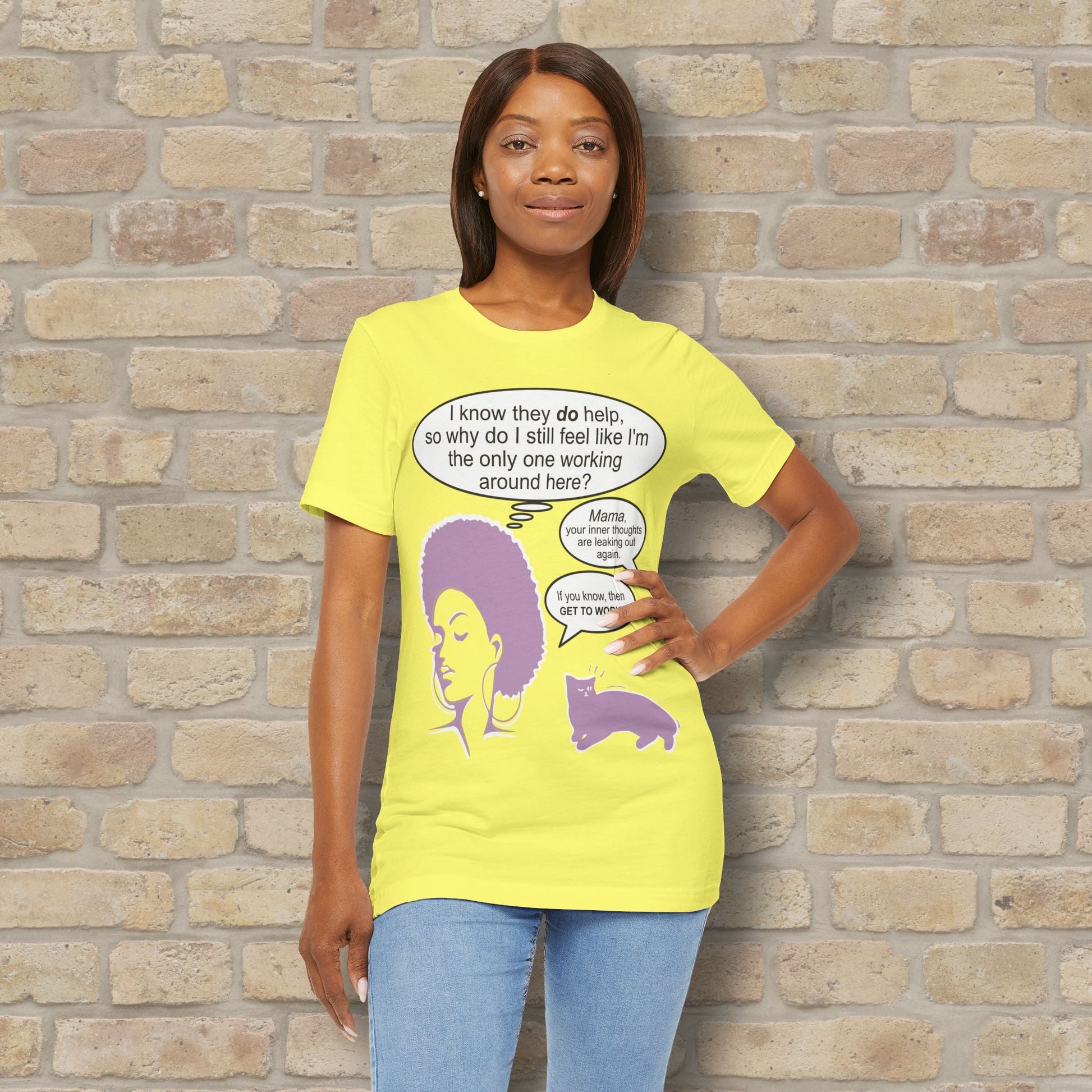 Graphic & Text T-Shirts Feel Like I'm The Only One Working Tee - Vibrant Styles