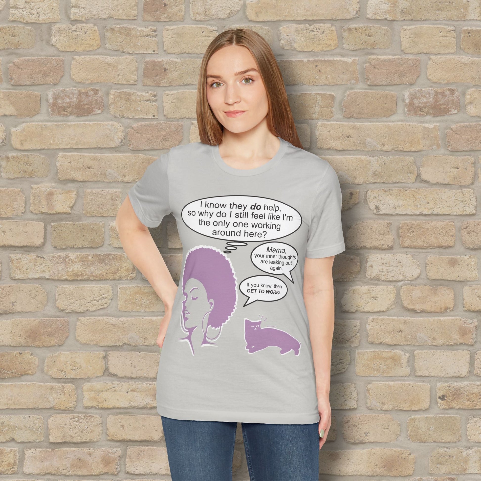 Graphic & Text T-Shirts Feel Like I'm The Only One Working Tee - Vibrant Styles