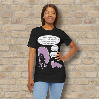 Graphic & Text Feel Like I'm The Only One Working Tee - Vibrant Styles