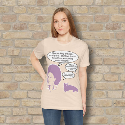 Graphic & Text Feel Like I'm The Only One Working Tee - Vibrant Styles