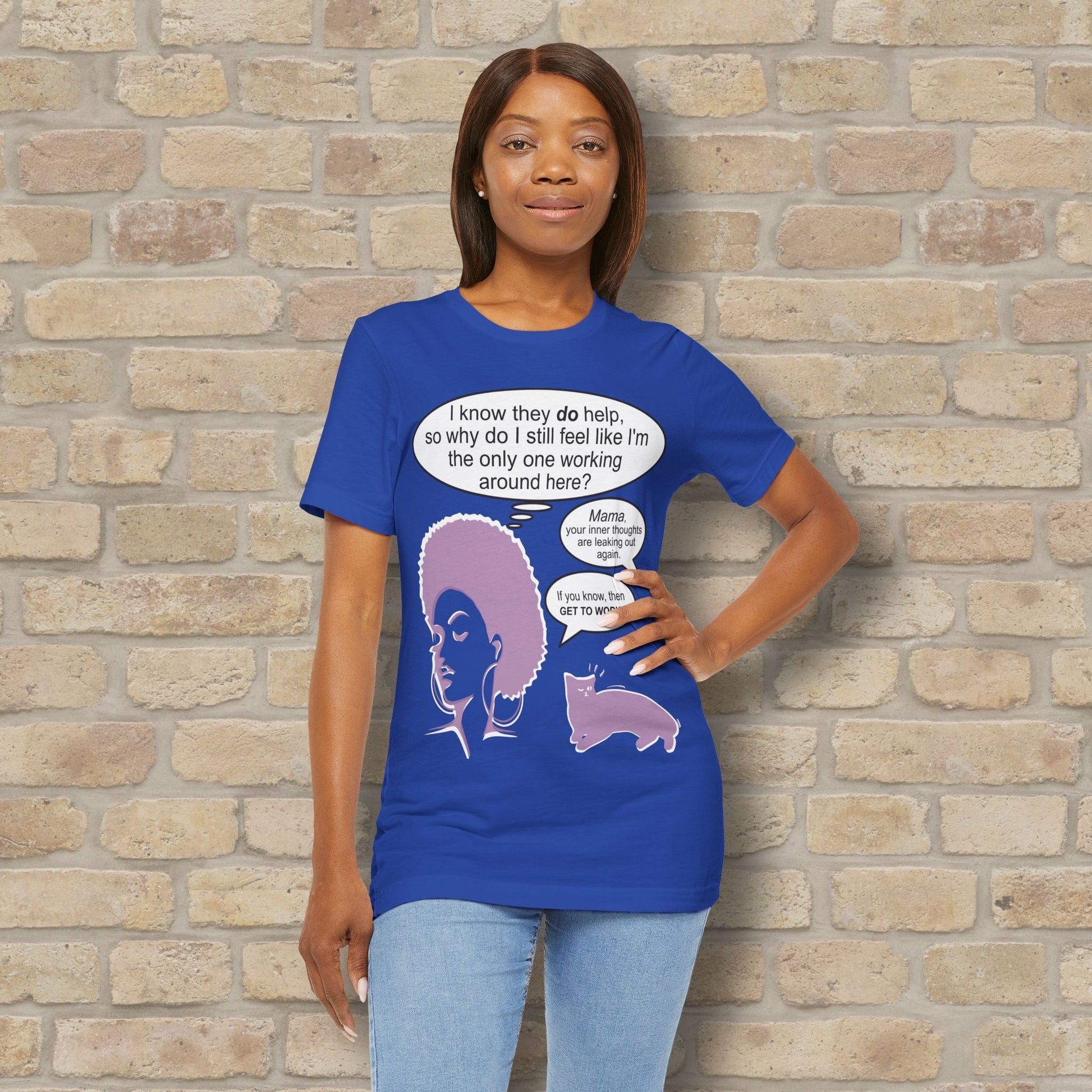 Graphic & Text T-Shirts Feel Like I'm The Only One Working Tee - Vibrant Styles