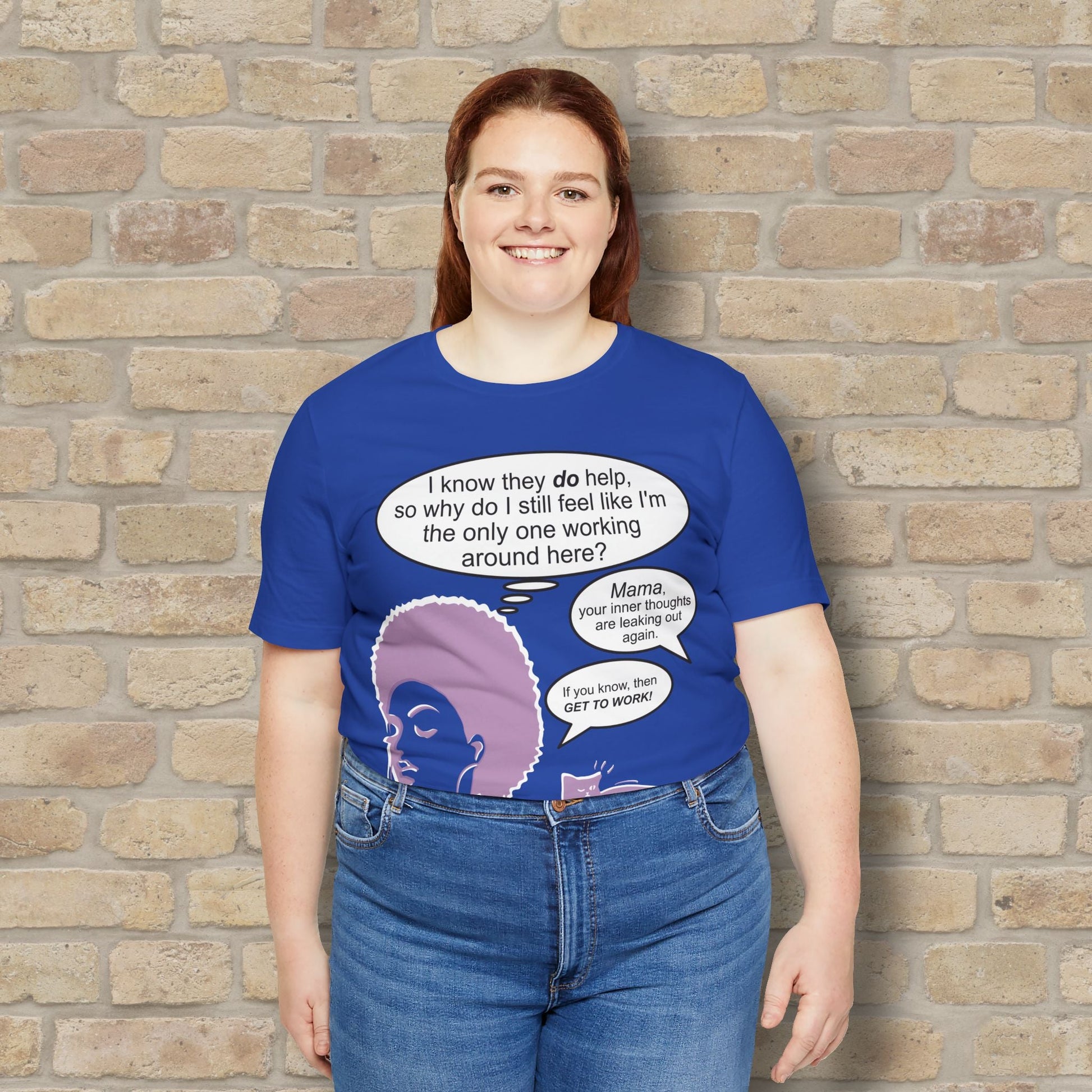Graphic & Text T-Shirts Feel Like I'm The Only One Working Tee - Vibrant Styles