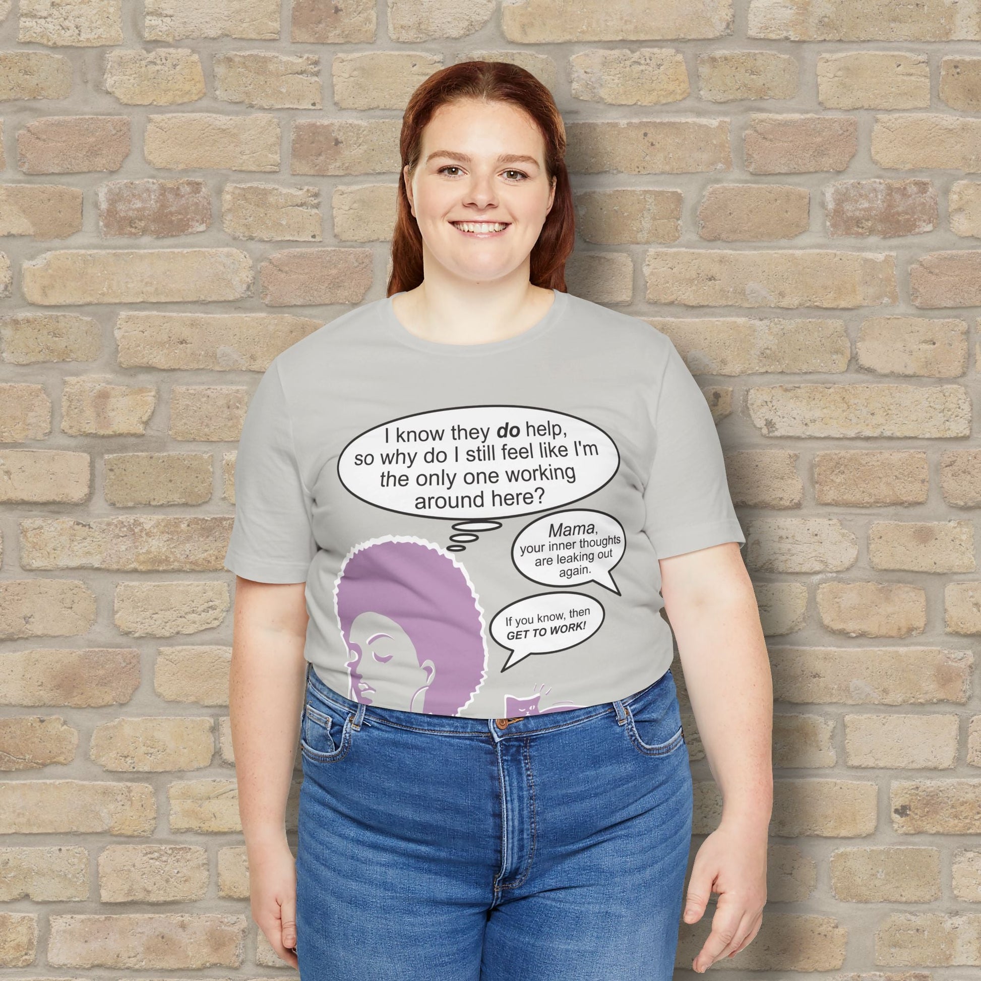 Graphic & Text T-Shirts Feel Like I'm The Only One Working Tee - Vibrant Styles