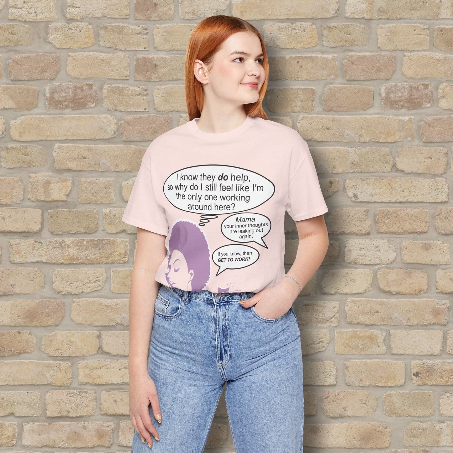 Graphic & Text T-Shirts Feel Like I'm The Only One Working Tee - Vibrant Styles