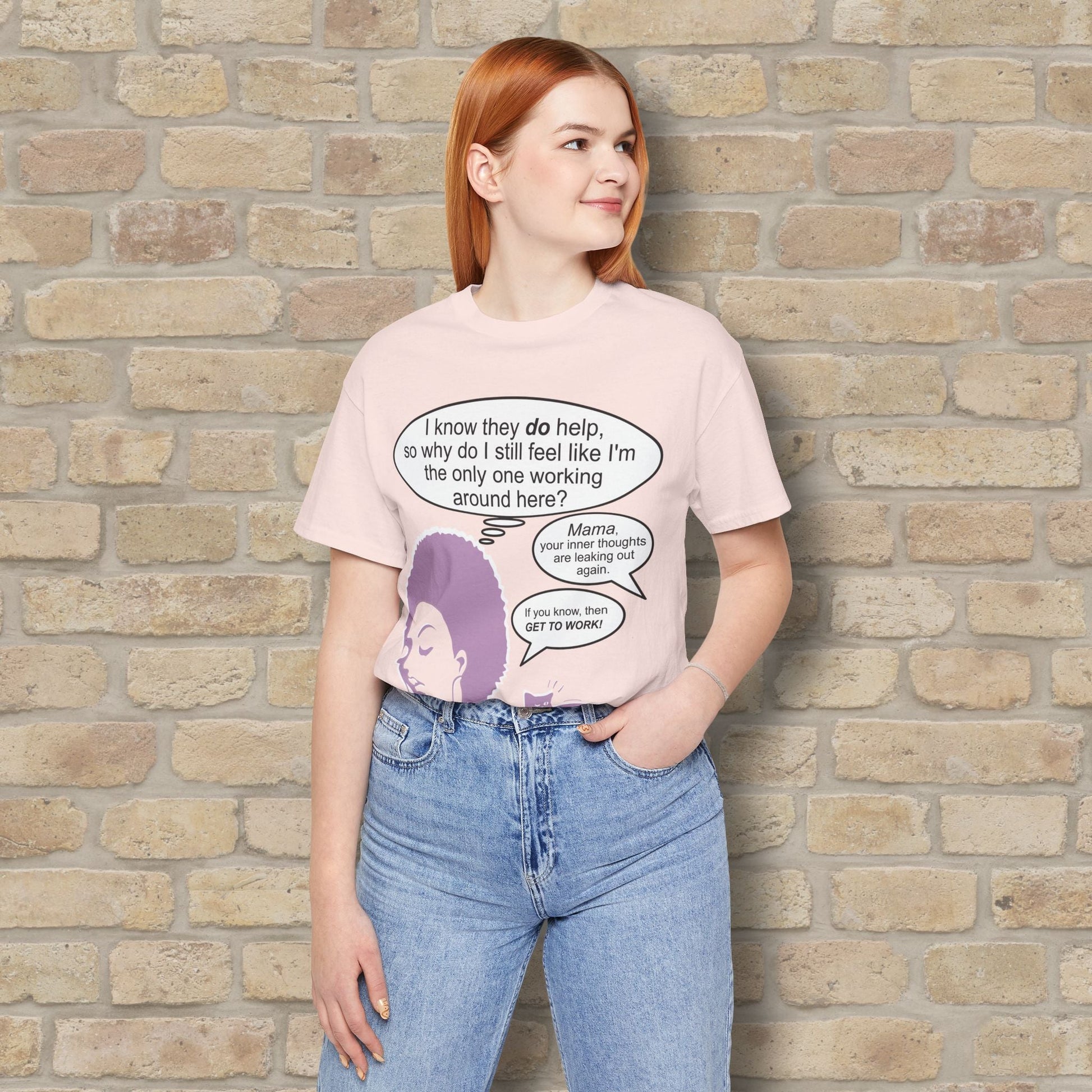 Graphic & Text T-Shirts Feel Like I'm The Only One Working Tee - Vibrant Styles