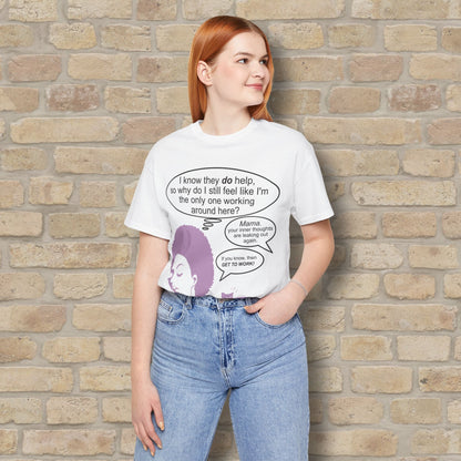 Graphic & Text Feel Like I'm The Only One Working Tee - Vibrant Styles