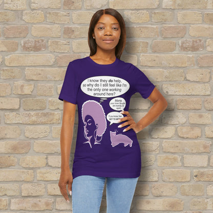 Graphic & Text Feel Like I'm The Only One Working Tee - Vibrant Styles