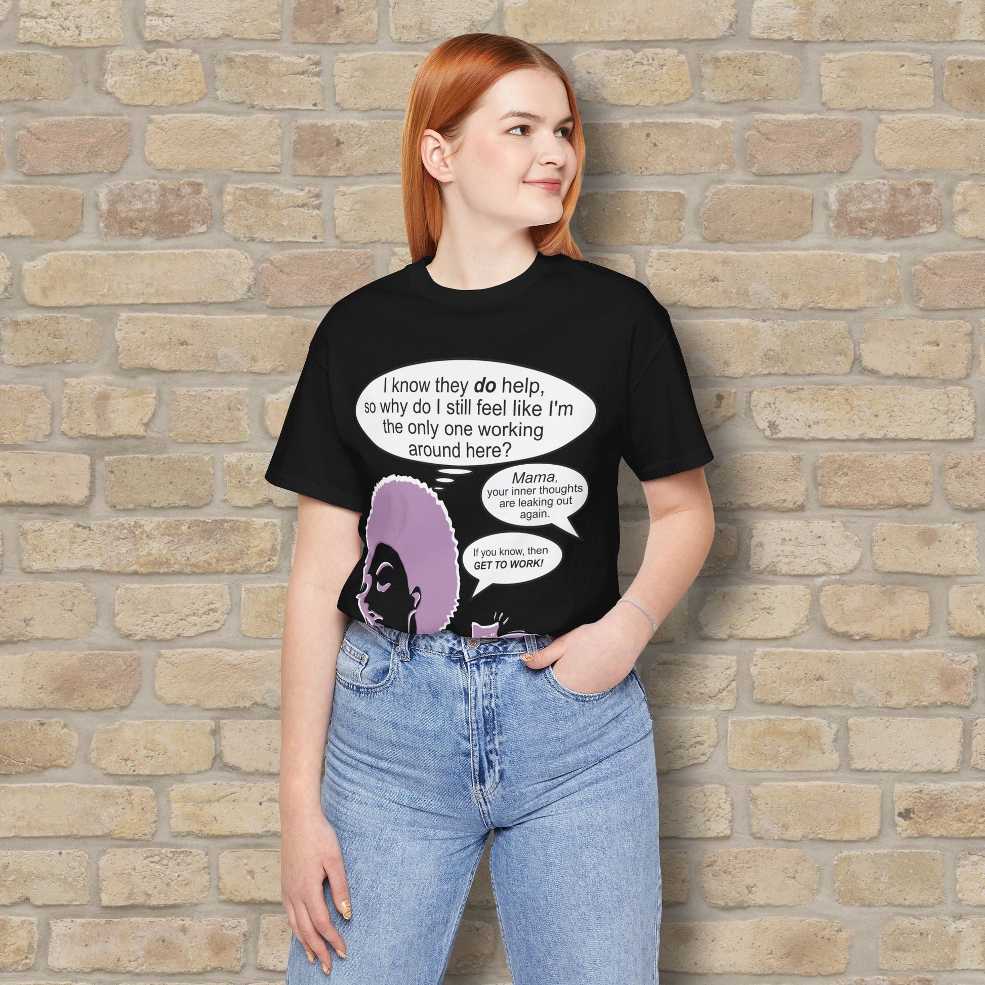Graphic & Text T-Shirts Feel Like I'm The Only One Working Tee - Vibrant Styles