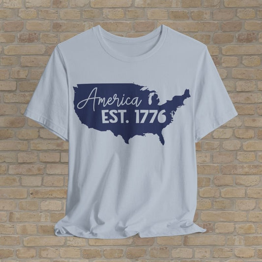 Graphic & Text T-Shirts Founding Freedom Map Tee - Vibrant Styles