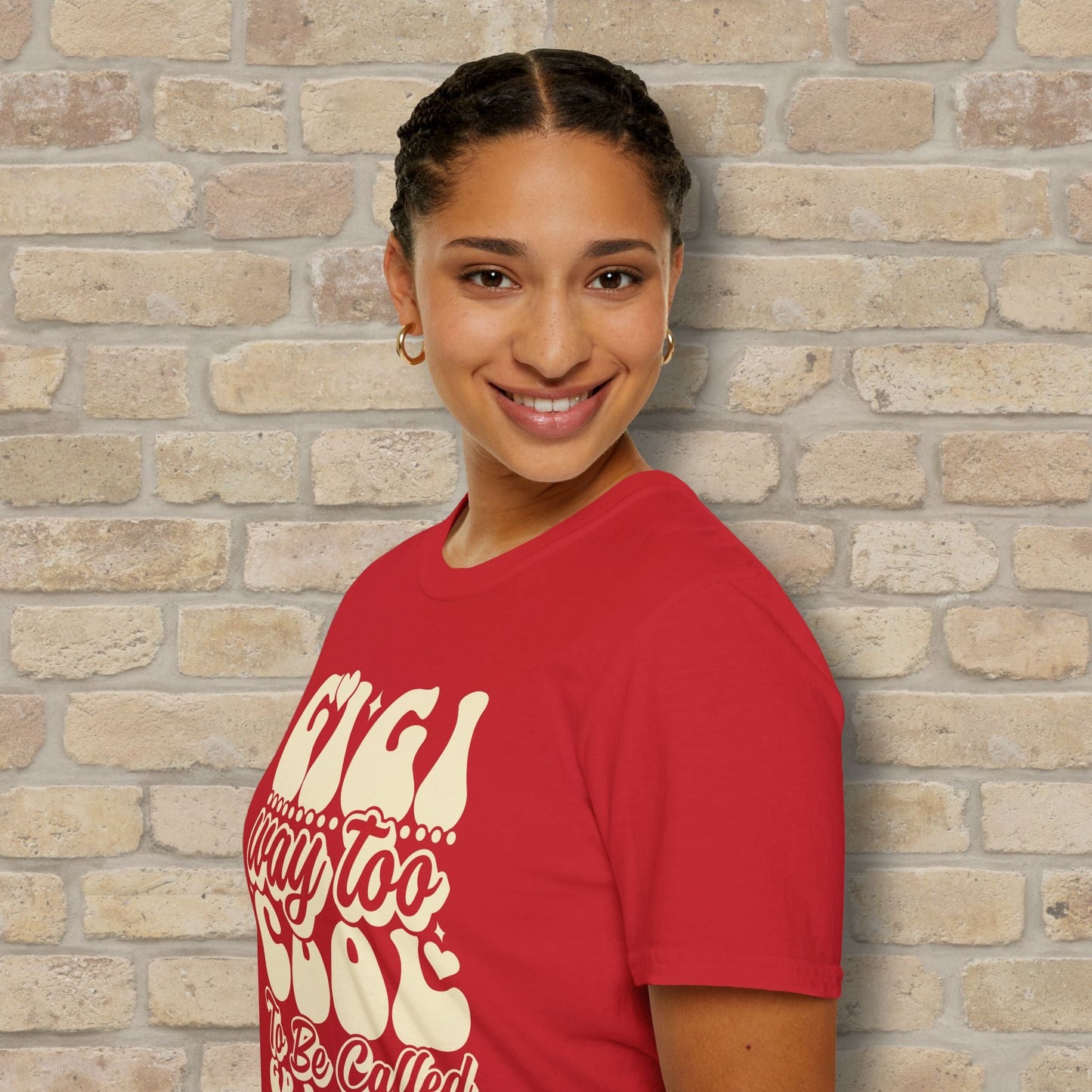 T-Shirt Gigi Tee – Way Too Cool to Be Called Grandma - Vibrant Styles