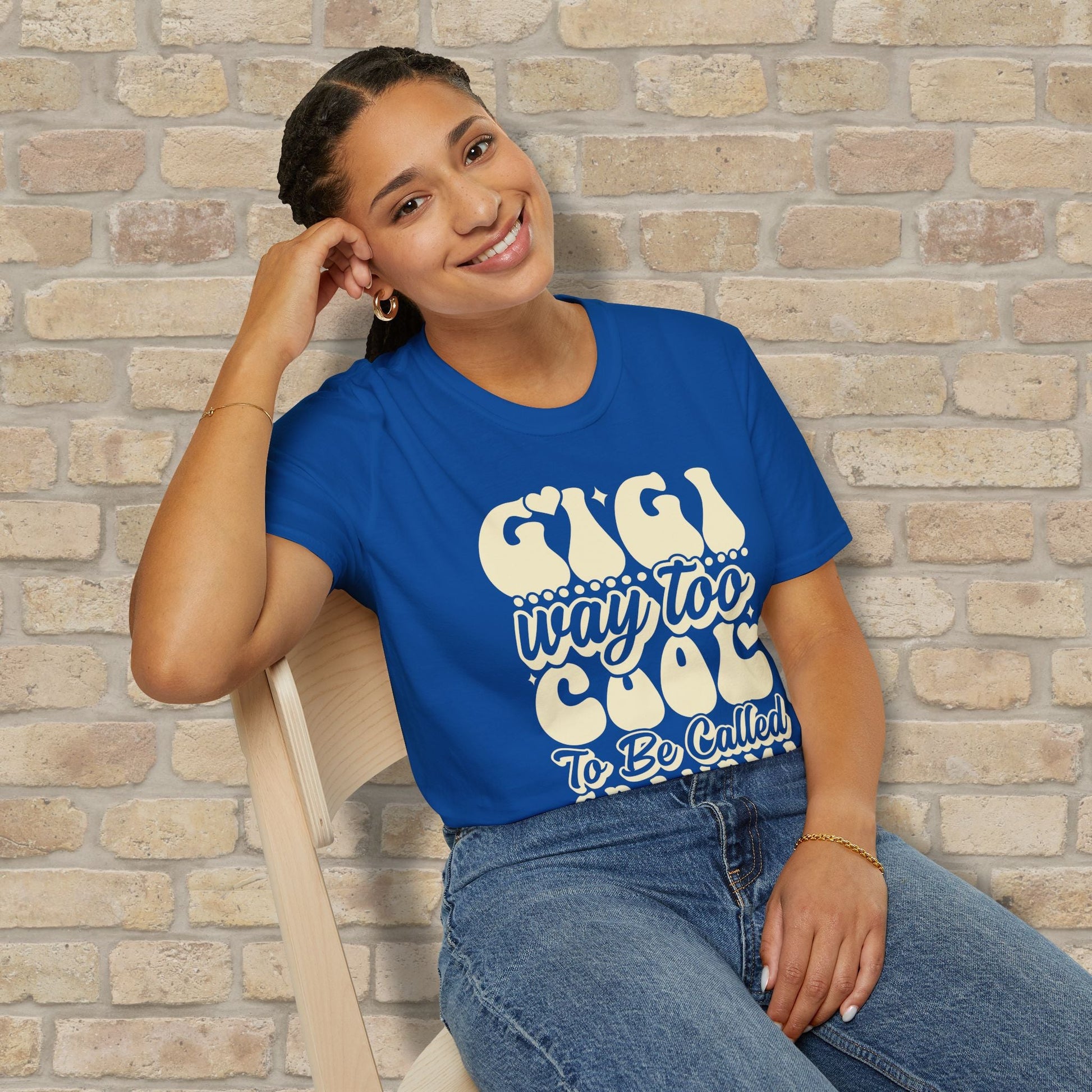 T-Shirt Gigi Tee – Way Too Cool to Be Called Grandma - Vibrant Styles
