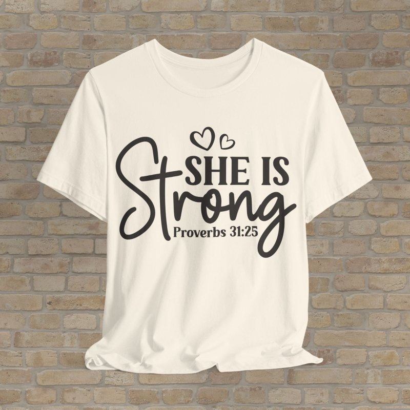Mostly Text T-Shirts Graceful Strength Tee - Vibrant Styles