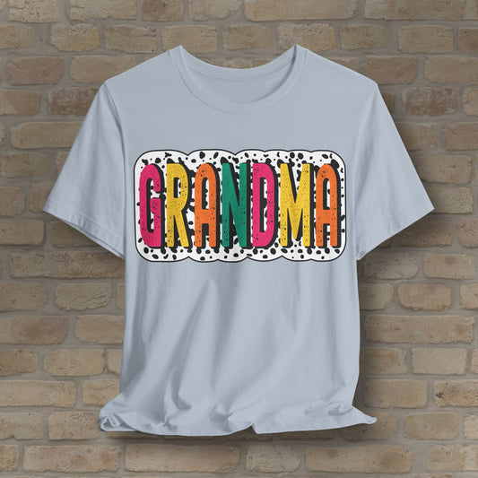 T-Shirt Grandma Color Pop Tee - Vibrant Styles