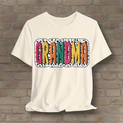 T-Shirt Grandma Color Pop Tee - Vibrant Styles