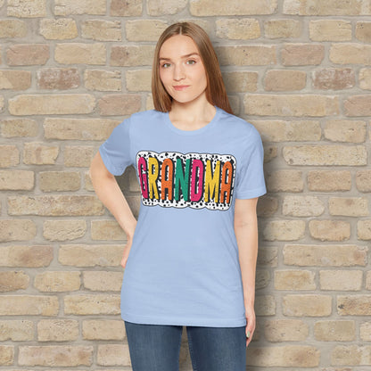 T-Shirt Grandma Color Pop Tee - Vibrant Styles