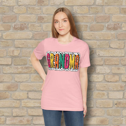T-Shirt Grandma Color Pop Tee - Vibrant Styles