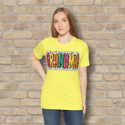 T-Shirt Grandma Color Pop Tee - Vibrant Styles