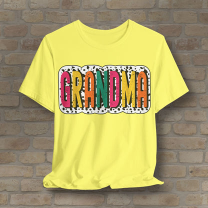 T-Shirt Grandma Color Pop Tee - Vibrant Styles