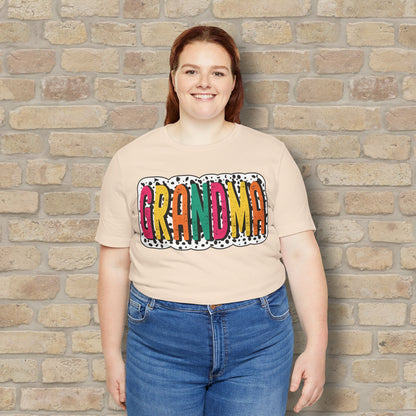 T-Shirt Grandma Color Pop Tee - Vibrant Styles