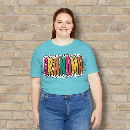 T-Shirt Grandma Color Pop Tee - Vibrant Styles
