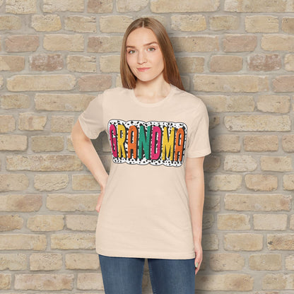 T-Shirt Grandma Color Pop Tee - Vibrant Styles