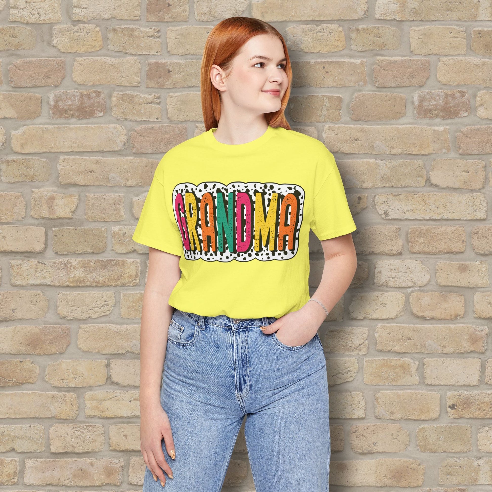 T-Shirt Grandma Color Pop Tee - Vibrant Styles