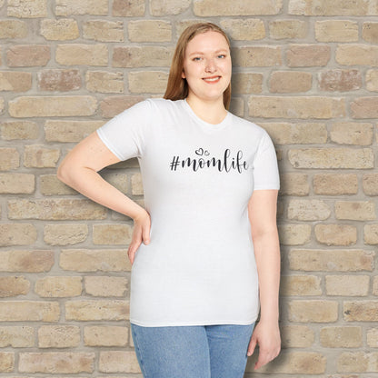 Mostly Text T-Shirts Hashtag Mom Life Tee - Vibrant Styles