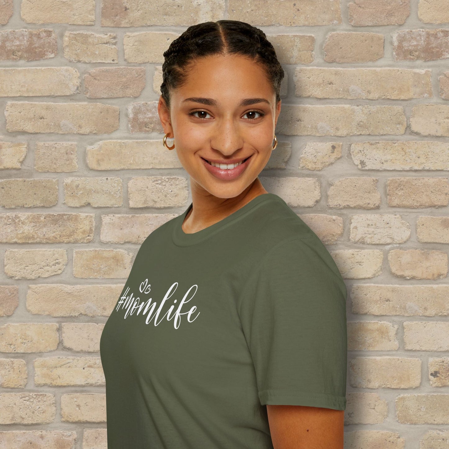 Mostly Text T-Shirts Hashtag Mom Life Tee - Vibrant Styles