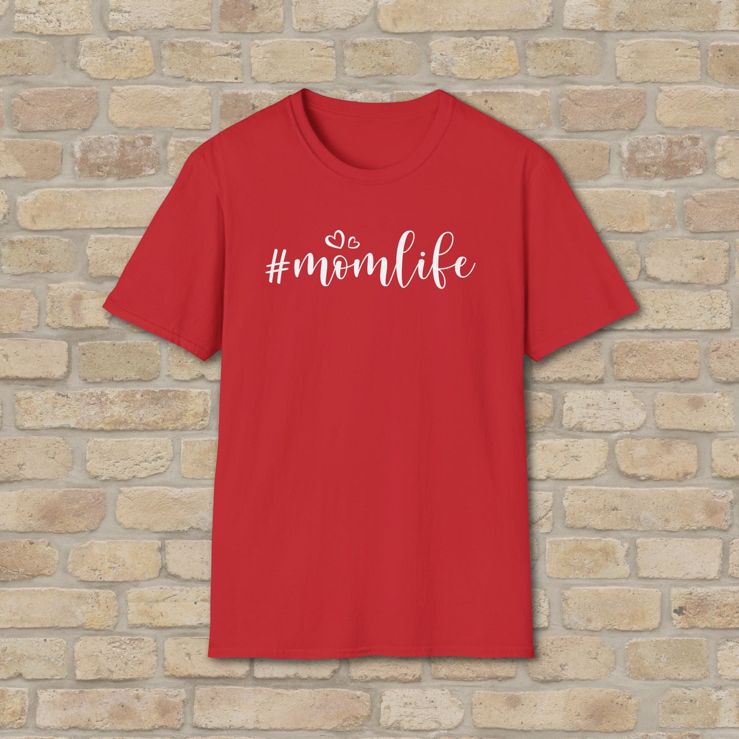Mostly Text T-Shirts Hashtag Mom Life Tee - Vibrant Styles