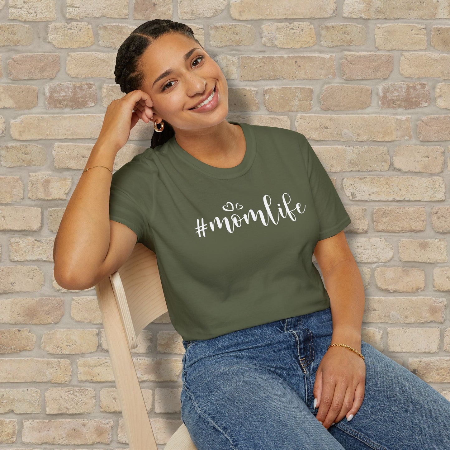 Mostly Text T-Shirts Hashtag Mom Life Tee - Vibrant Styles