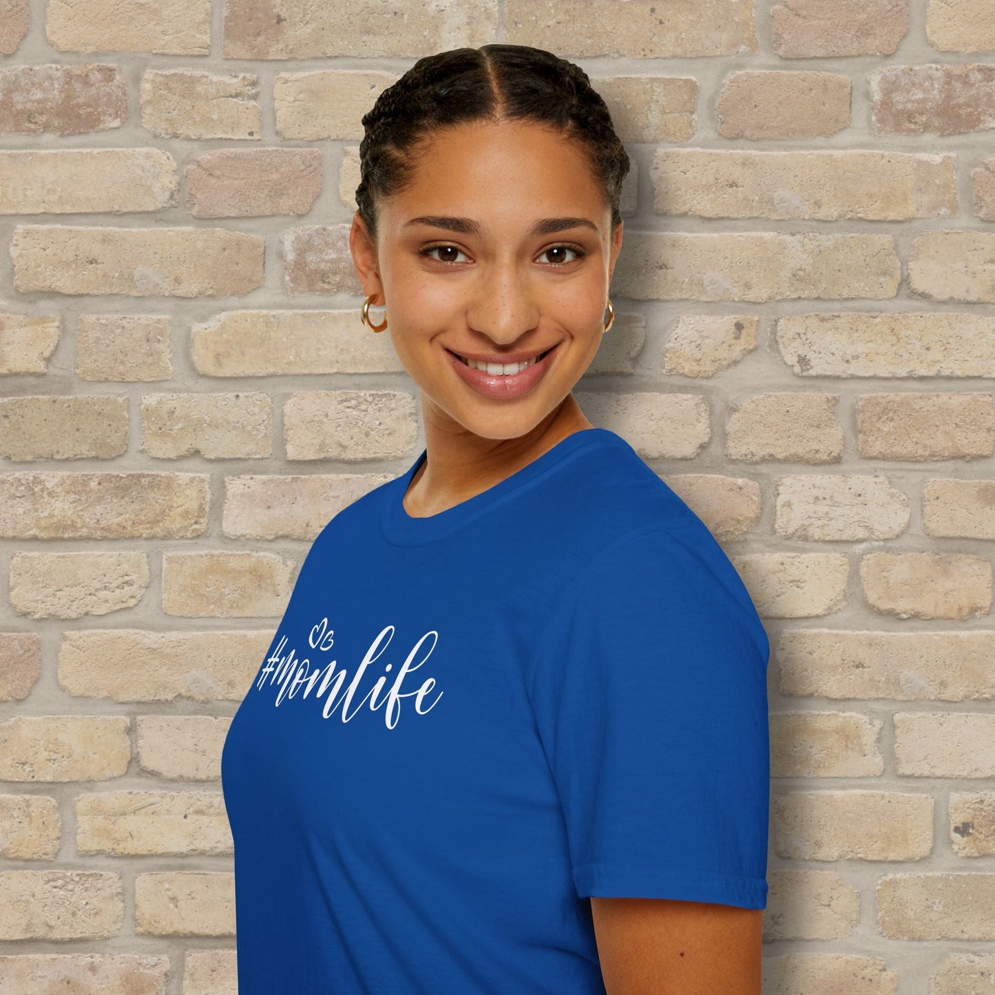 Mostly Text T-Shirts Hashtag Mom Life Tee - Vibrant Styles