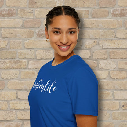 Mostly Text T-Shirts Hashtag Mom Life Tee - Vibrant Styles