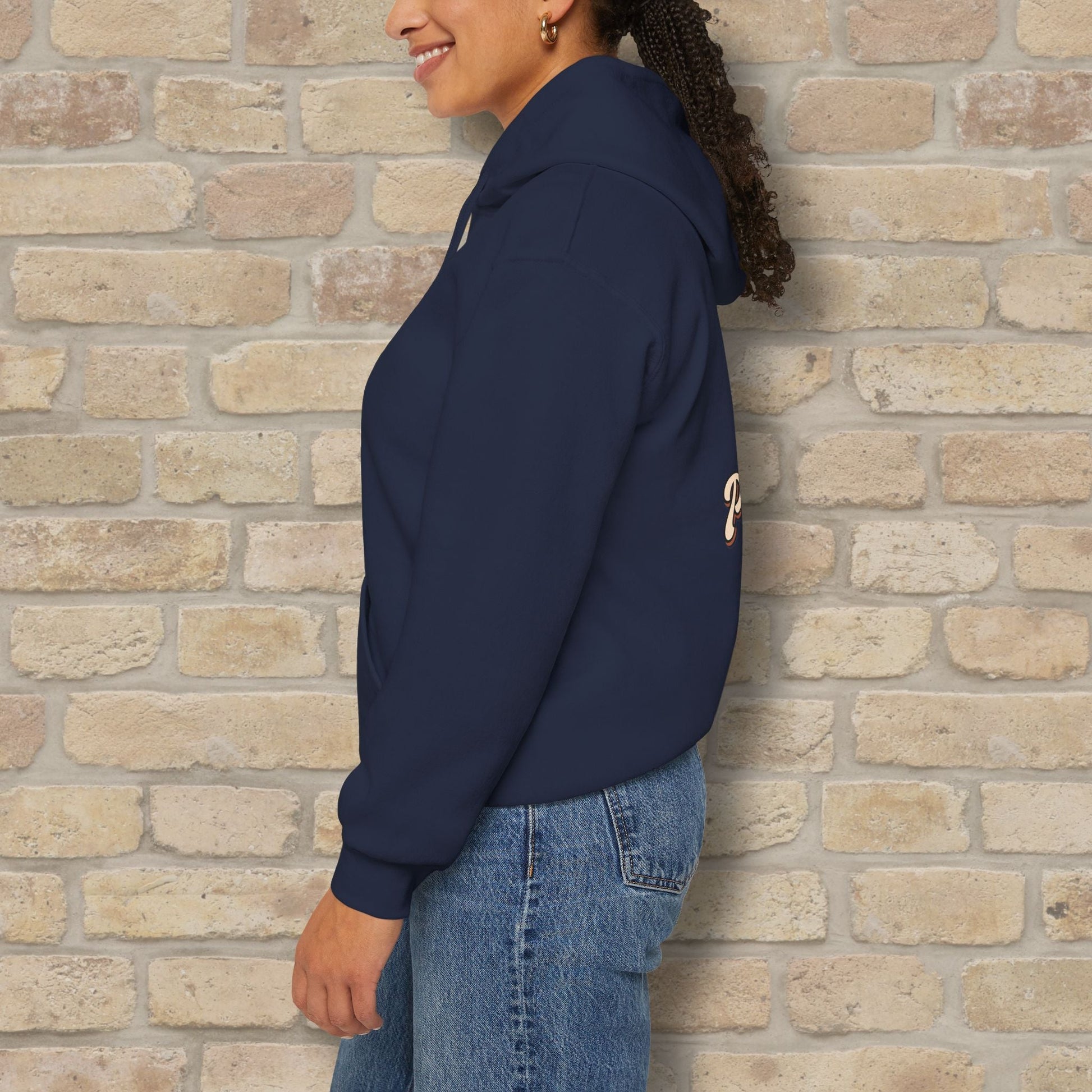 Graphic & Text Hello Pumpkin Pullover Hoodie - Vibrant Styles