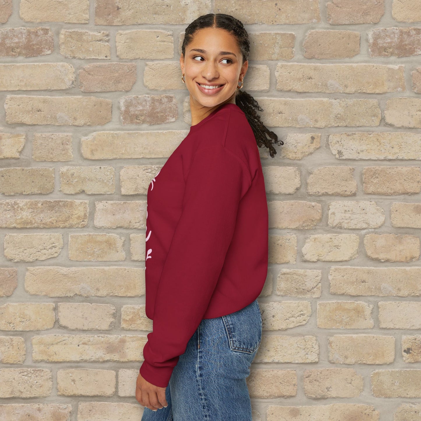 Mostly Text Her Dignified Strength Sweatshirt - Vibrant Styles