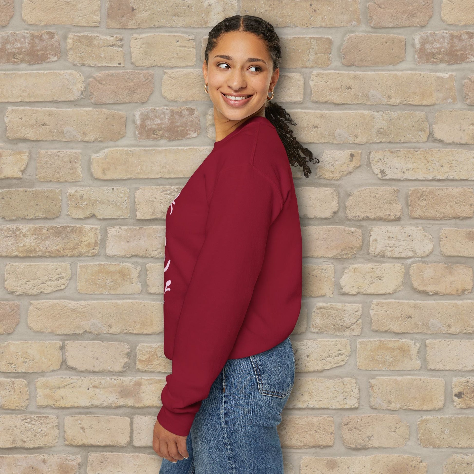Mostly Text Her Dignified Strength Sweatshirt - Vibrant Styles
