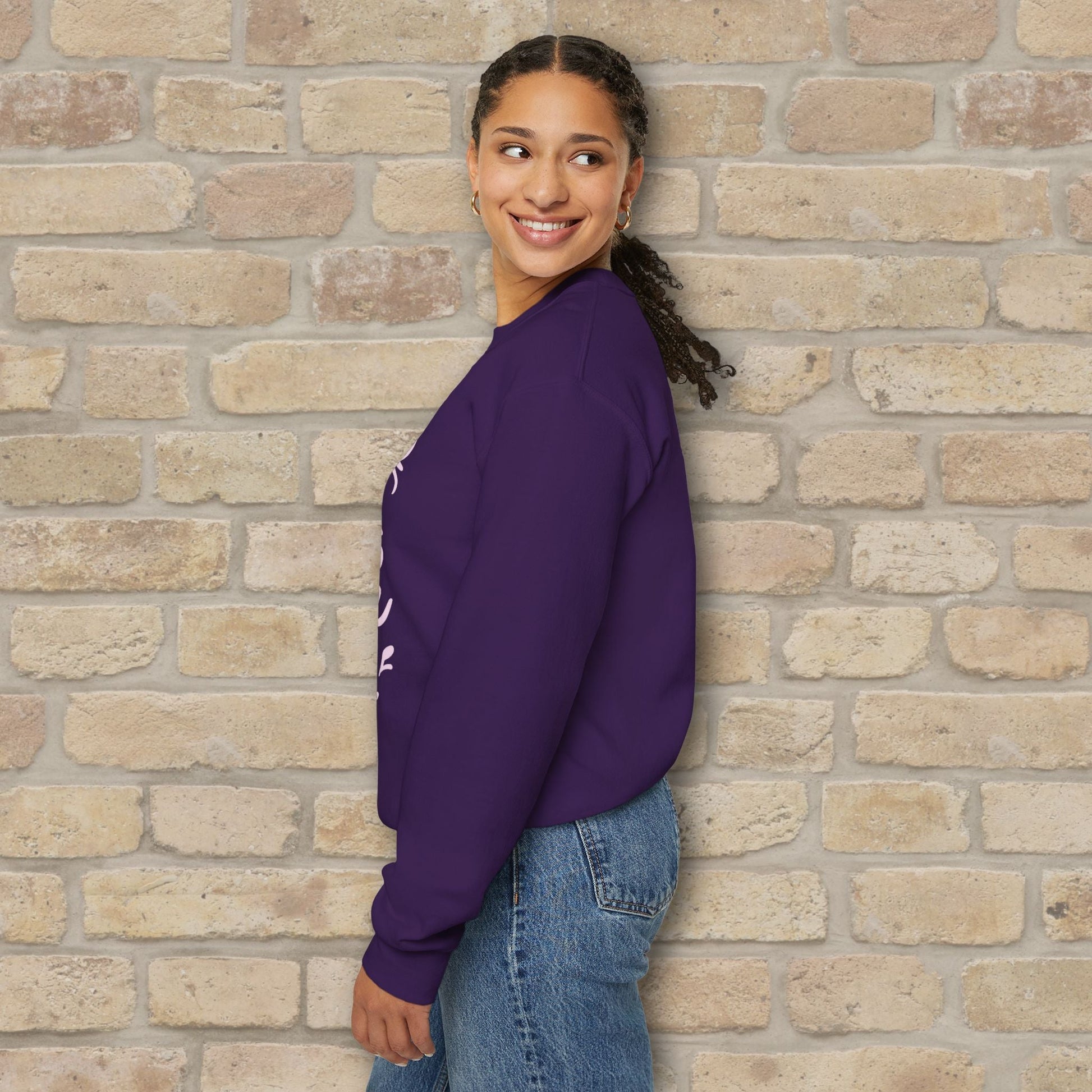 Mostly Text Her Dignified Strength Sweatshirt - Vibrant Styles
