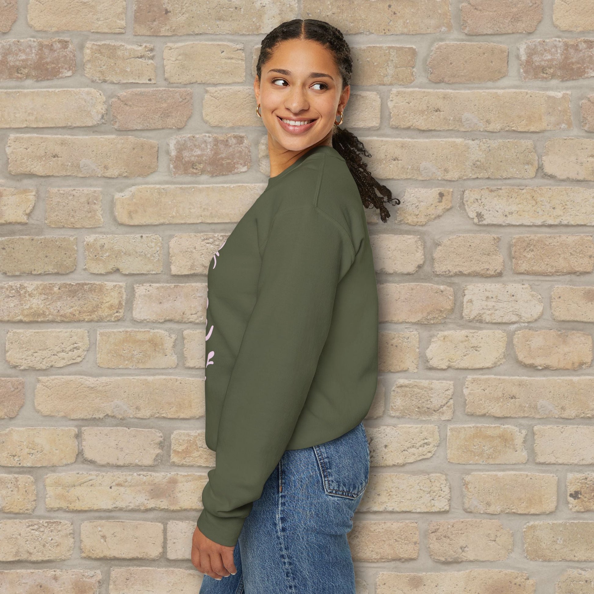 Mostly Text Her Dignified Strength Sweatshirt - Vibrant Styles