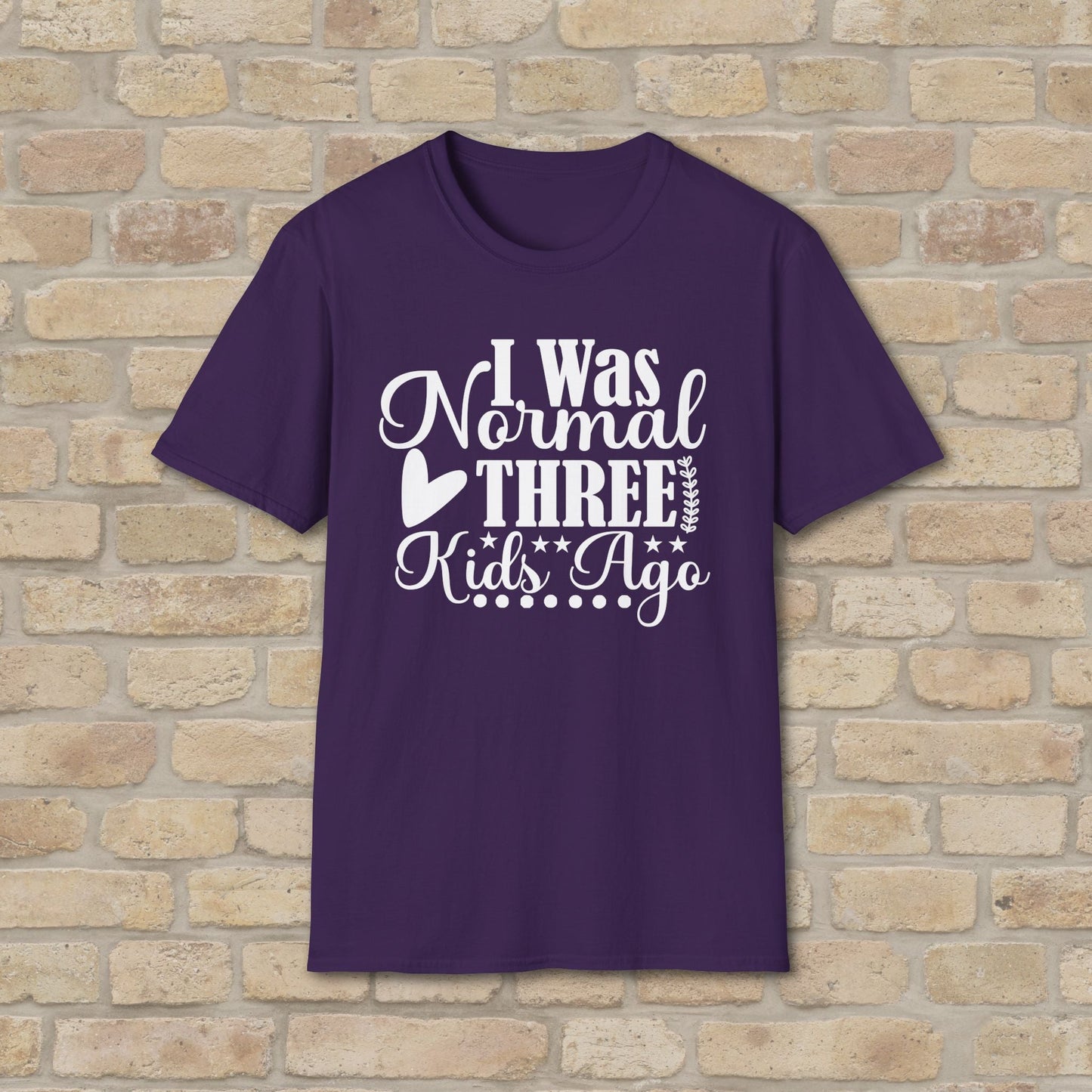 T-Shirt I Was Normal Three Kids Ago Tee - Vibrant Styles