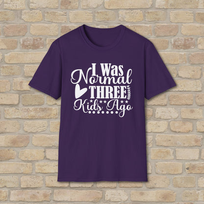 T-Shirt I Was Normal Three Kids Ago Tee - Vibrant Styles