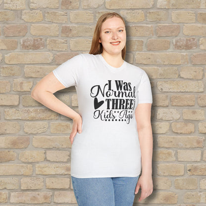 T-Shirt I Was Normal Three Kids Ago Tee - Vibrant Styles