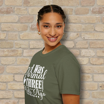 T-Shirt I Was Normal Three Kids Ago Tee - Vibrant Styles