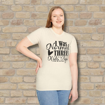 T-Shirt I Was Normal Three Kids Ago Tee - Vibrant Styles