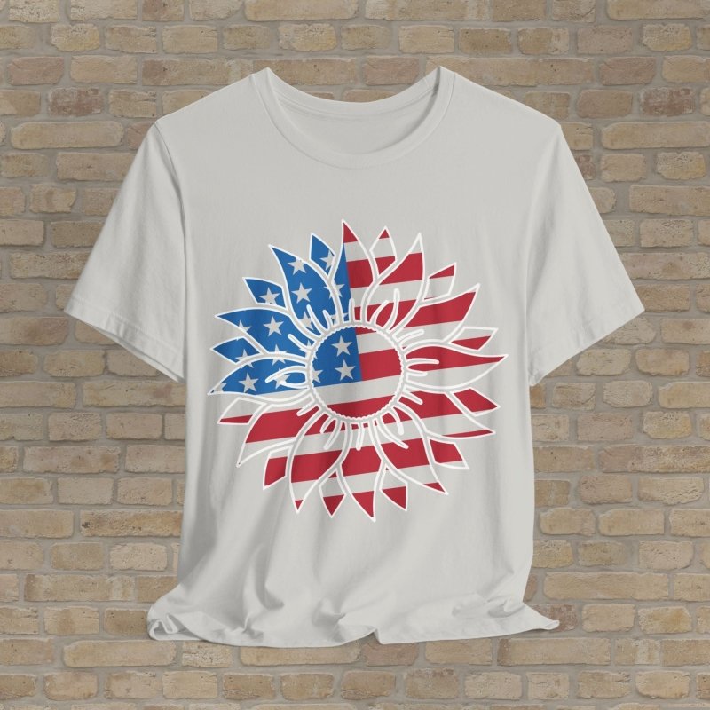 Graphic Only T-Shirt Liberty Sunflower Tee - Vibrant Styles