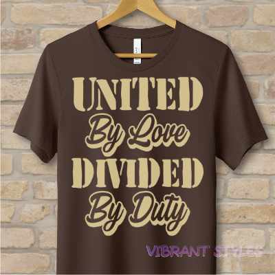 Text Only T-Shirts Love & Duty Tee - Vibrant Styles