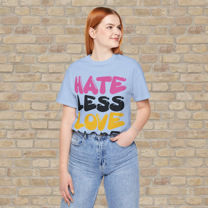 Text Only Love More Tee - Vibrant Styles