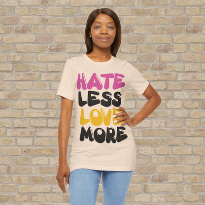 Text Only T-Shirts Love More Tee - Vibrant Styles