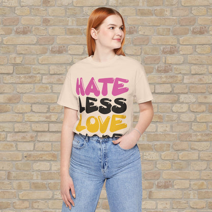 Text Only Love More Tee - Vibrant Styles