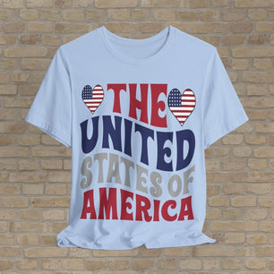 T-Shirt Love The USA Tee - Vibrant Styles