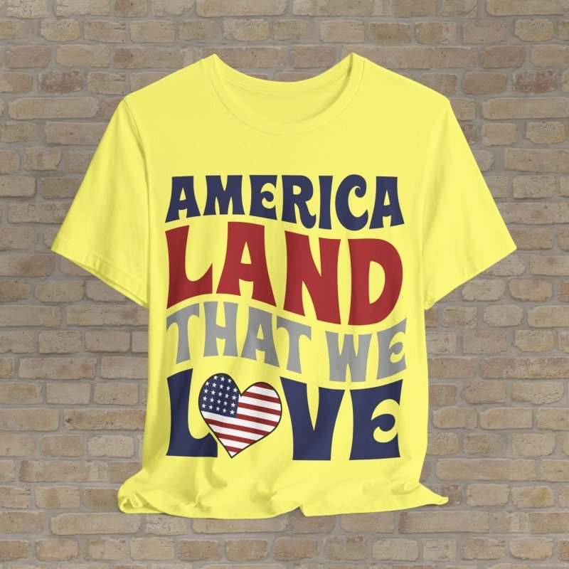 Mostly Text T-Shirts Love This Land Tee - Vibrant Styles