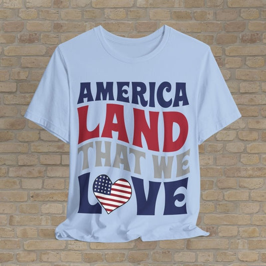 Mostly Text T-Shirts Love This Land Tee - Vibrant Styles